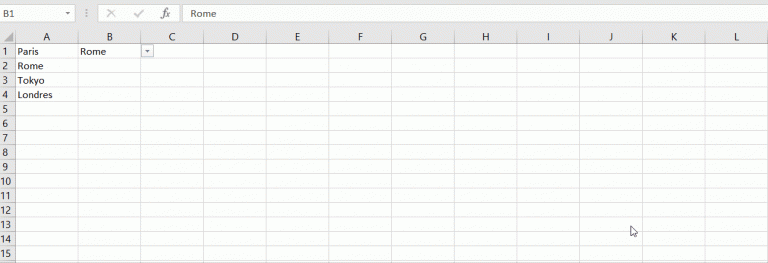 Liste Déroulante Excel - Erreur Ignorer si vide