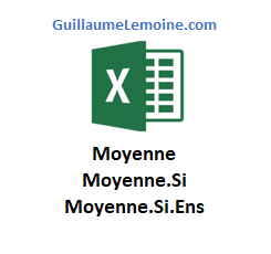 Excel : Moyenne Conditionnelle, Arithmétique ou Pondérée 1 Moyenne Excel