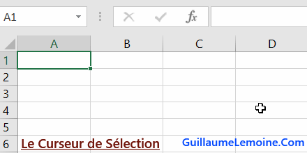Curseur De Sélection De Cellule Excel